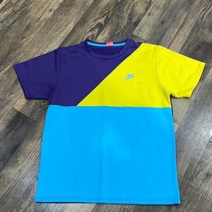 Nike athletic multi color shirt